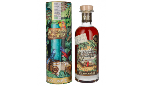 La Maison du Rhum COLOMBIE 2010/2022 Batch N° 5 46% Vol. 0,7l dovanų dėžutėje