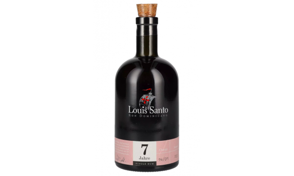 Louis Santo 7 Years Old Single Rum Ron Dominicano 40% Vol. 0,5l