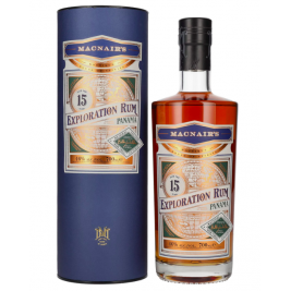 MacNair's 15 Years Old Exploration Rum Panama 46% Vol. 0,7l dovanų dėžutėje