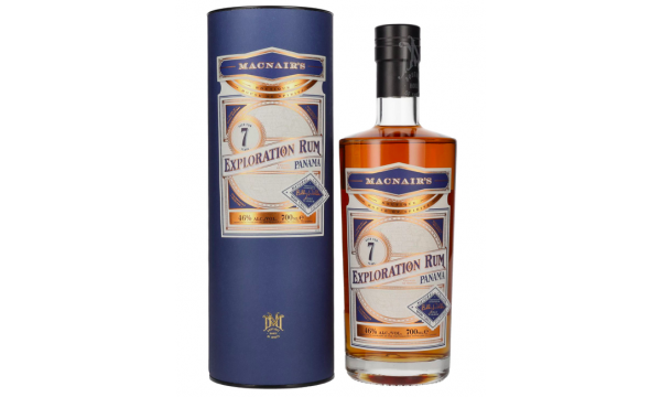 MacNair's 7 Years Old Exploration Rum Panama 46% Vol. 0,7l dovanų dėžutėje