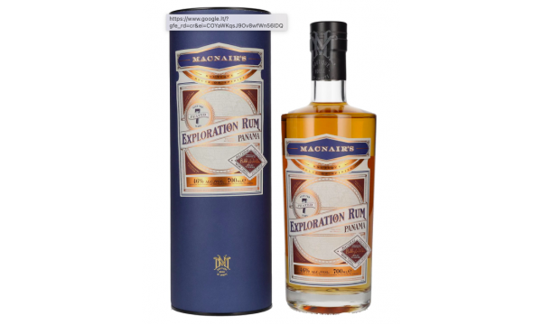MacNair's 7 Years Old Peated Exploration Rum Panama 46% Vol. 0,7l dovanų dėžutėje