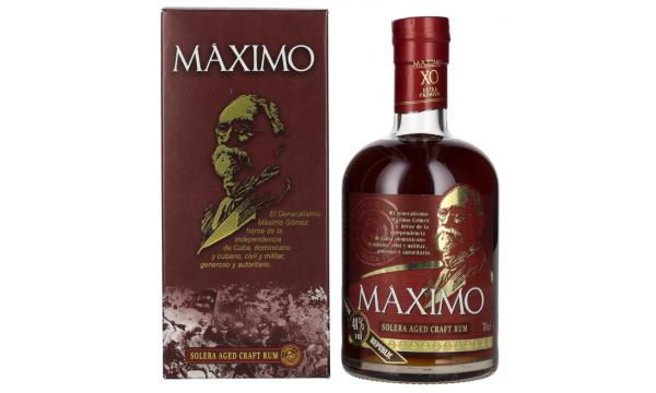 Maximo XO Extra Premium Solera Aged Craft Rum 41% Vol. 0,7l dovanų dėžutėje