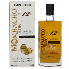 Mombacho Ron 12 Years Old Sauternes Finish 40% Vol. 0,7l dovanų dėžutėje 