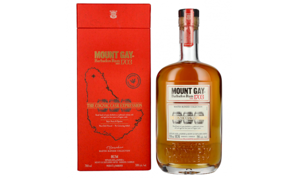 Mount Gay The Cognac Cask Expression MASTER BLENDER COLLECTION 58% Vol. 0,7l dovanų dėžutėje