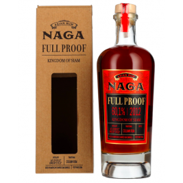 Naga Full Proof Asian Rum KINGDOM OF SIAM 2012 60,1% Vol. 0,7l dovanų dėžutėje