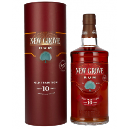 New Grove OLD TRADITION 10 Years Old Mauritius Island Rum 40% Vol. 0,7l dovanų dėžutėje
