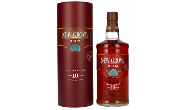 New Grove OLD TRADITION 10 Years Old Mauritius Island Rum 40% Vol. 0,7l dovanų dėžutėje