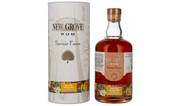 New Grove SAVOIR FAIRE Beau Plan Vintage 13 Years Old 2007 45% Vol. 0,7l dovanų dėžutėje