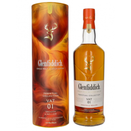 Glenfiddich Perpetual Collection VAT 01 Smooth & Mellow 40% Vol. 1l dovanų dėžutėje