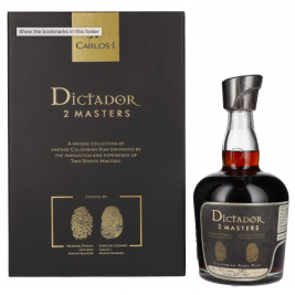 Dictador 2 MASTERS 41 Years Old Carlos I Colombian Aged Rum 1980 44% Vol. 0,7l dovanų dėžutėje