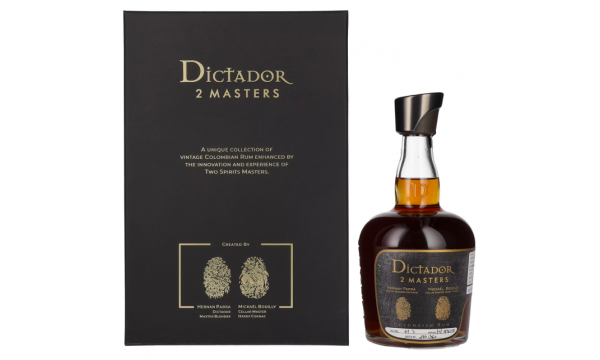 Dictador 2 MASTERS 1978 39 Years Old Hardy Finish 41% Vol. 0,7l dovanų dėžutėje