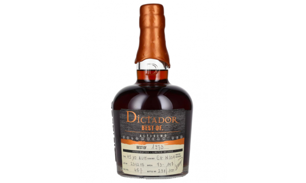 Dictador BEST OF 1973 ALTISIMO Colombian Rum Limited Release 47% Vol. 0,7l