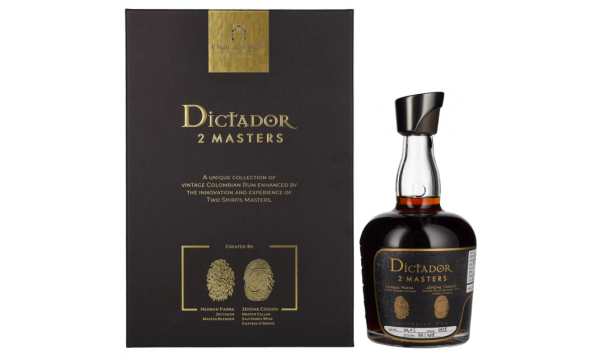 Dictador 2 MASTERS 1978 39 Years Old Château d’Arche Finish 2nd Release 44,1% Vol. 0,7l dovanų dėžutėje