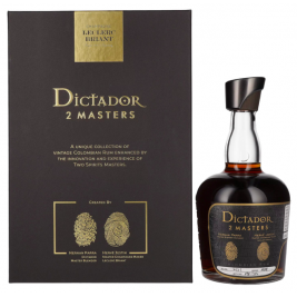 Dictador 2 MASTERS 1978 39 Years Old Colombian Rum Leclerc Briant Finish 2nd Release 41,2% Vol. 0,7l dovanų dėžutėje