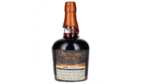 Dictador BEST OF 1978 EXTREMO Colombian Rum 41YO/040619/EX-SM218 45% Vol. 0,7l