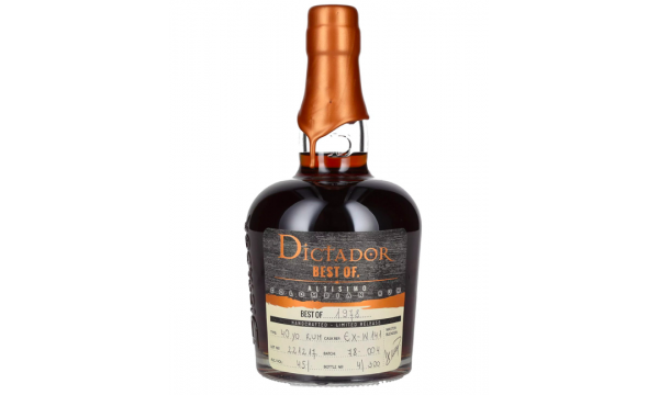 Dictador BEST OF 1978 ALTISIMO Colombian Rum Limited Release 45% Vol. 0,7l