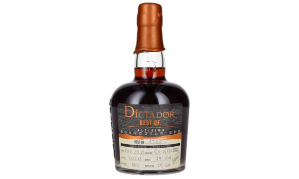 Dictador BEST OF 1979 ALTISIMO Colombian Rum Limited Release 46% Vol. 0,7l