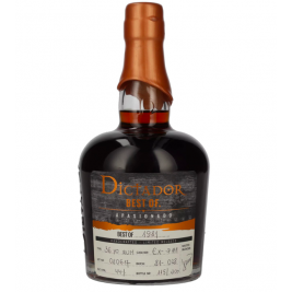 Dictador BEST OF 1981 APASIONADO Colombian Rum EXP-111 44% Vol. 0,7l