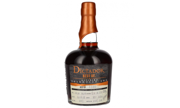 Dictador BEST OF 1980 ALTISIMO Colombian Rum Limited Release 41% Vol. 0,7l