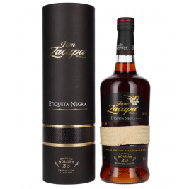 Ron Zacapa Centenario ETIQUETA NEGRA 23 Sistema Solera 43% Vol. 0,7l dovanų dėžutėje