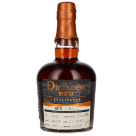 Dictador BEST OF 1987 APASIONADO Colombian Rum 30YO/020317/EX-P329 43% Vol. 0,7l