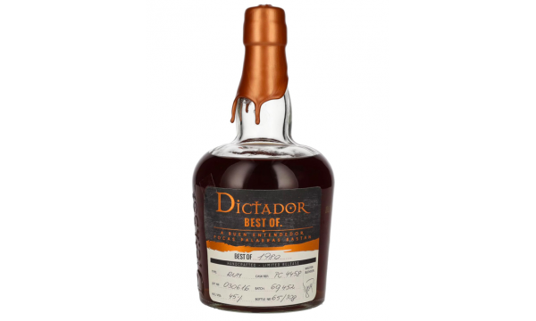 Dictador BEST OF 1980 Colombian Rum 030616/PC4458 Limited Release 45% Vol. 0,7l