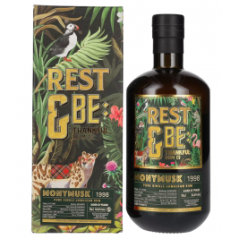 Rest & Be Thankful MONYMUSK 23 Years Old Pure Single Jamaican Rum 1998 54,8% Vol. 0,7l dovanų dėžutėje