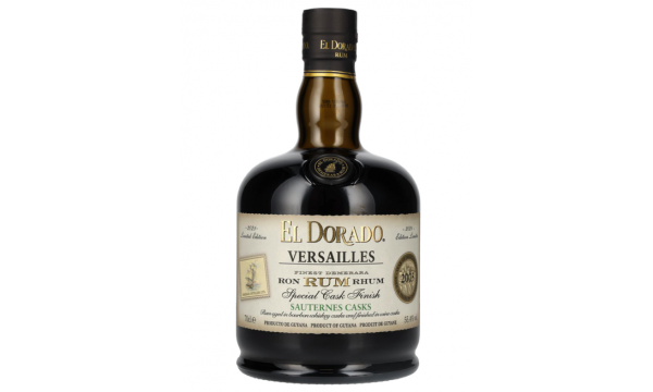 El Dorado Rum VERSAILLES Special Sauternes Casks 2005 55,4% Vol. 0,7l