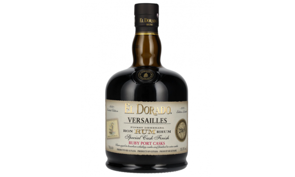 El Dorado Rum VERSAILLES Special Ruby Port Wine Casks 2005 55,5% Vol. 0,7l