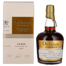 Dictador JERARQUÍA 29 Years Old PARDO Rum 1991 40% Vol. 0,7l dovanų dėžutėje