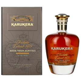 Karukera Cuvée Christophe Colomb 1493 Tres Vieux Rhum Hors d´Age 45% Vol. 0,7l dovanų dėžutėje