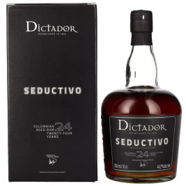 Dictador SEDUCTIVO 24 Years Old Colombian Aged Rum Limited Edition 44,2% Vol. 0,7l dovanų dėžutėje