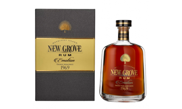 New Grove EMOTION 1969 Mauritius Island Rum 47% Vol. 0,7l dovanų dėžutėje