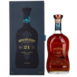 Appleton Estate 21 Years Old Jamaica Rum Nassau Valley Casks 43% Vol. 0,7l dovanų dėžutėje