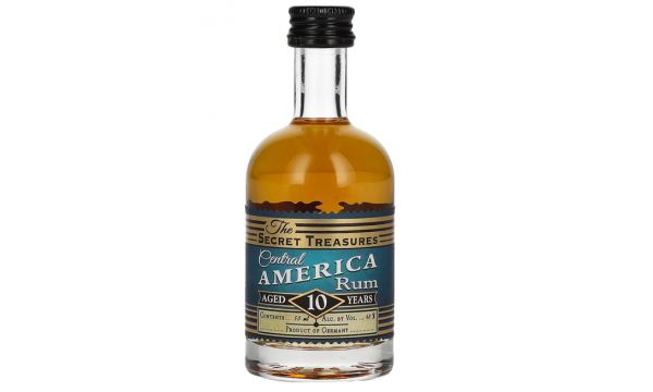 The Secret Treasures 10 Years Old Central America Rum 40% Vol. 0,05l