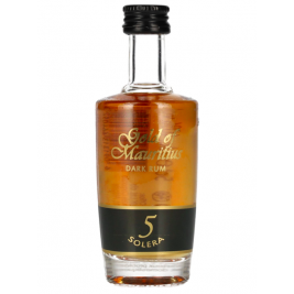 Gold of Mauritius 5 Solera Dark Rum 40% Vol. 0,05l