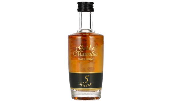 Gold of Mauritius 5 Solera Dark Rum 40% Vol. 0,05l