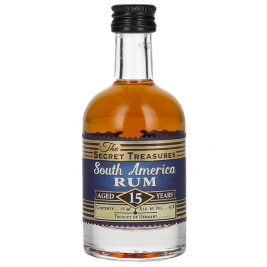 The Secret Treasures 15 Years Old South America Rum 42% Vol. 0,05l