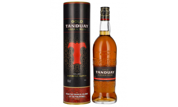 Tanduay Asian Rum Gold 40% Vol. 0,7l dovanų dėžutėje