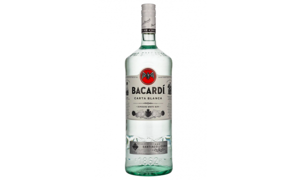 Bacardi Ron Carta Blanca Superior 37,5% Vol. 1,5l