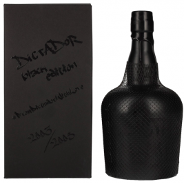 Dictador BLACK EDITION Colombian Aged Rum 40% Vol. 0,7l dovanų dėžutėje