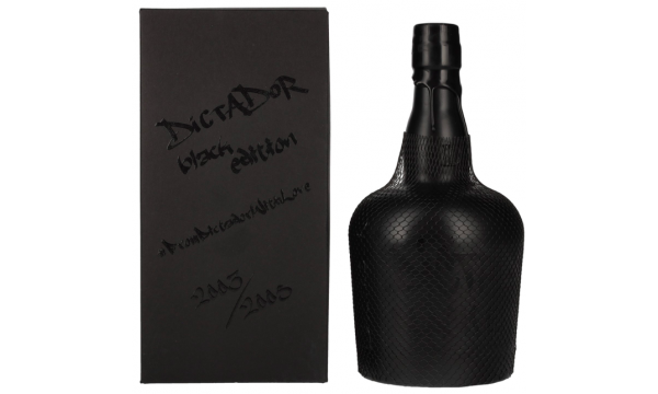 Dictador BLACK EDITION Colombian Aged Rum 40% Vol. 0,7l dovanų dėžutėje