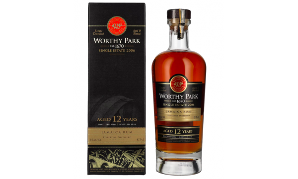 Worthy Park 12 Years Old Single Estate Jamaica Rum 2006 56% Vol. 0,7l dovanų dėžutėje