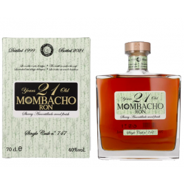 Mombacho Ron 21 Years Old Sherry Amontillado Wood Finish 40% Vol. 0,7l dovanų dėžutėje