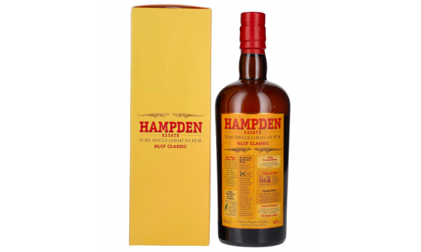 Hampden HLCF CLASSIC Estate Pure Single Jamaican Rum 60% Vol. 0,7l dovanų dėžutėje