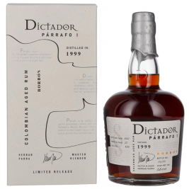 Dictador PÁRRAFO I 23 Years Old BORBÓN Vintage 1999 43% Vol. 0,7l dovanų dėžutėje