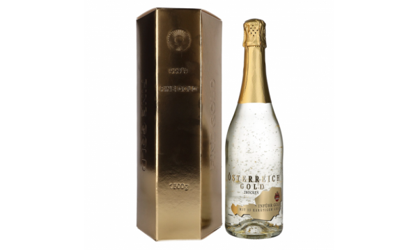 Osterreich Gold - with 23 Karat Blattgold 9.5% Vol. 1.5l su dežute pusiau sausas