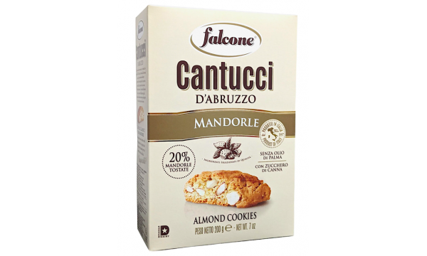 Tradiciniai itališki sausainiai Falcone Cantucci Mandorla Astuccio, 200g