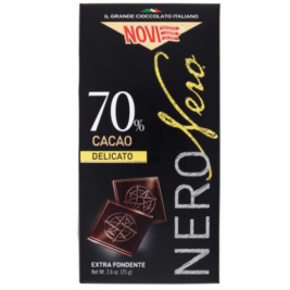 Juodasis šokoladas 70 % kakavos Novi Tavoletta Nero 70g