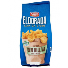 Natūralūs bulvių traškučiai su alyvuogių aliejumi Amica Chips Eldorada 130g